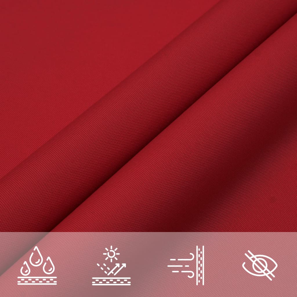 vidaXL Sunshade Sail Oxford Fabric Rectangular 2x3 m Red