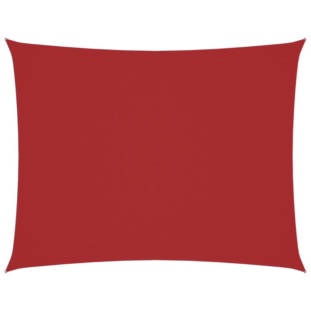 vidaXL Sunshade Sail Oxford Fabric Rectangular 2x3.5 m Red