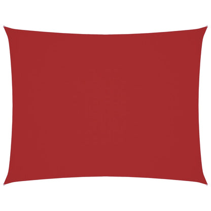 vidaXL Sunshade Sail Oxford Fabric Rectangular 2x3.5 m Red