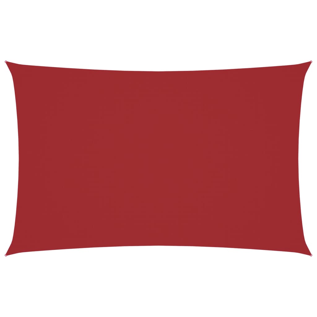 vidaXL Sunshade Sail Oxford Fabric Rectangular 2x4.5 m Red