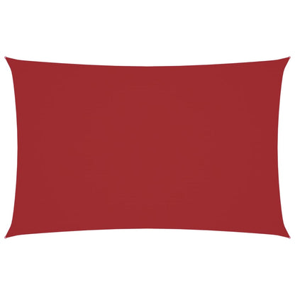 vidaXL Sunshade Sail Oxford Fabric Rectangular 2x4.5 m Red