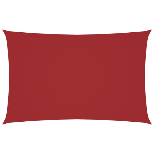 vidaXL Sunshade Sail Oxford Fabric Rectangular 2x4.5 m Red