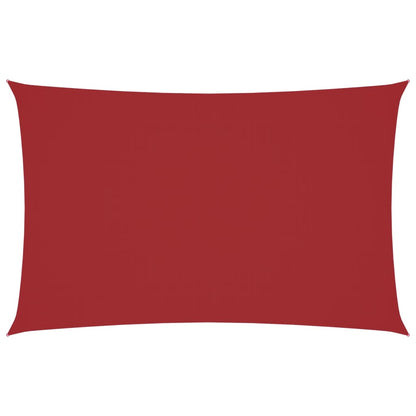 vidaXL Sunshade Sail Oxford Fabric Rectangular 2x5 m Red