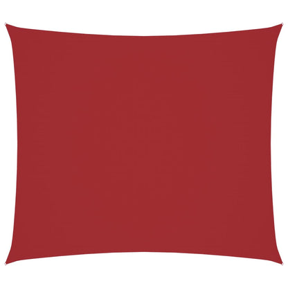 vidaXL Sunshade Sail Oxford Fabric Rectangular 2.5x3 m Red
