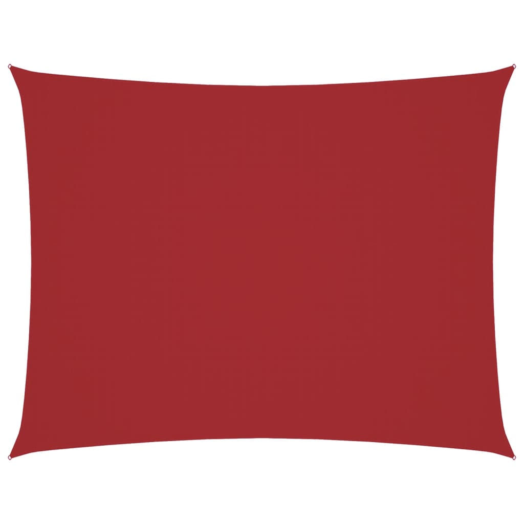 vidaXL Sunshade Sail Oxford Fabric Rectangular 2.5x3.5 m Red