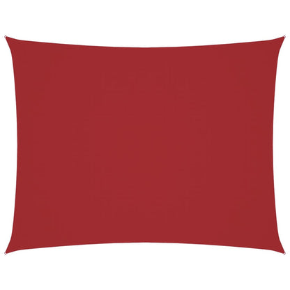 vidaXL Sunshade Sail Oxford Fabric Rectangular 2.5x3.5 m Red