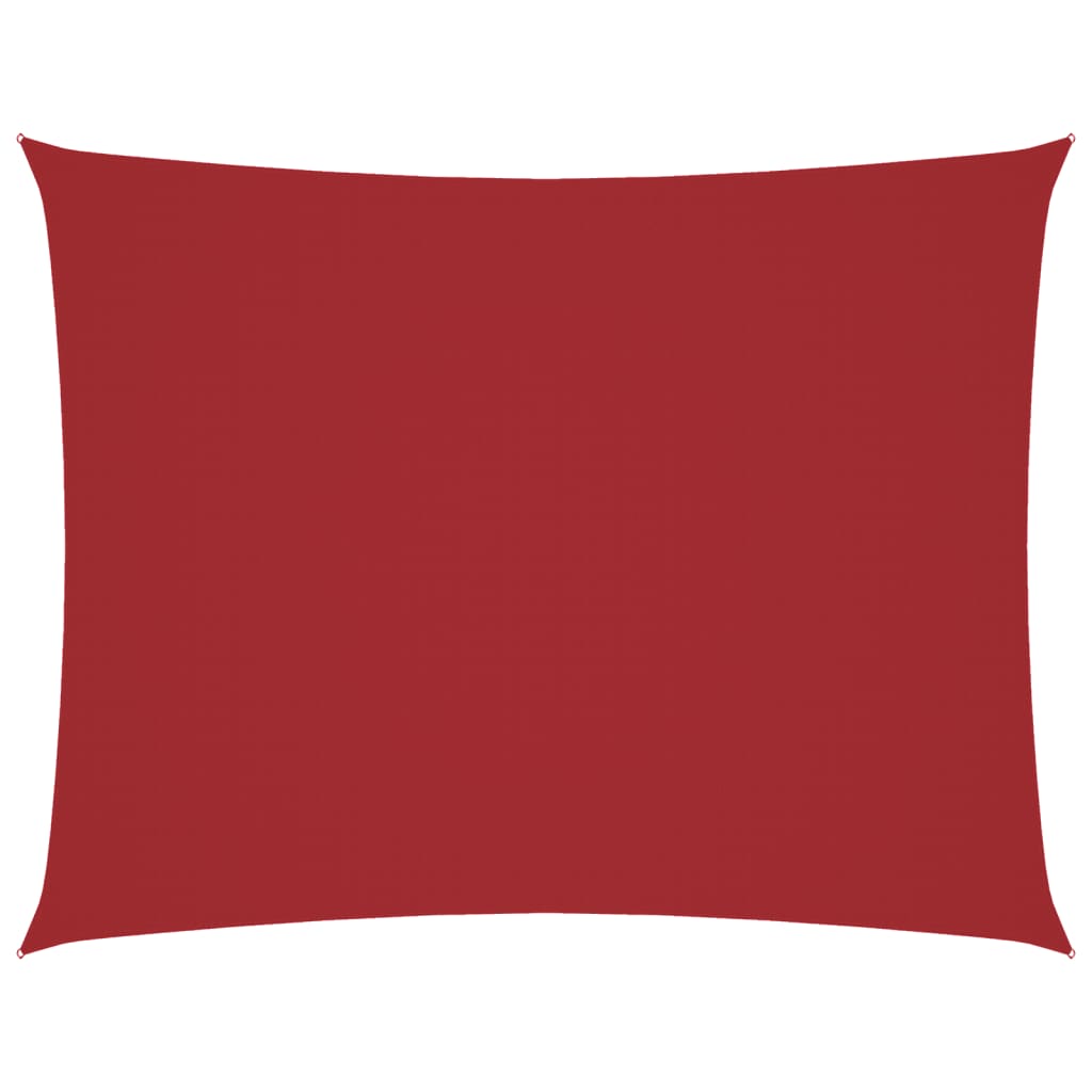 vidaXL Sunshade Sail Oxford Fabric Rectangular 2.5x4 m Red