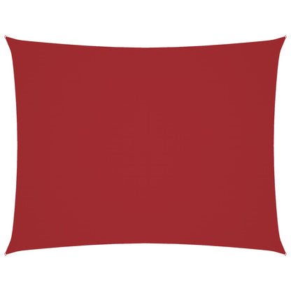 vidaXL Sunshade Sail Oxford Fabric Rectangular 2.5x4 m Red