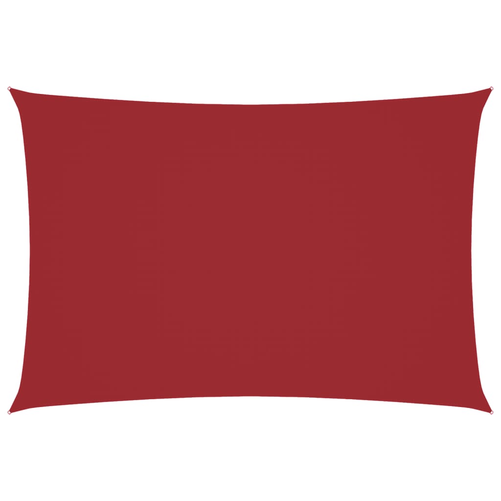 vidaXL Sunshade Sail Oxford Fabric Rectangular 2.5x4.5 m Red