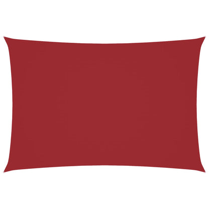 vidaXL Sunshade Sail Oxford Fabric Rectangular 2.5x4.5 m Red