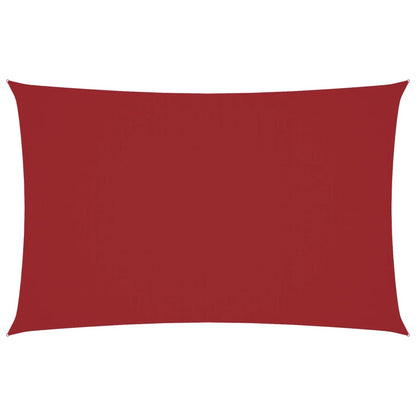 vidaXL Sunshade Sail Oxford Fabric Rectangular 2.5x5 m Red