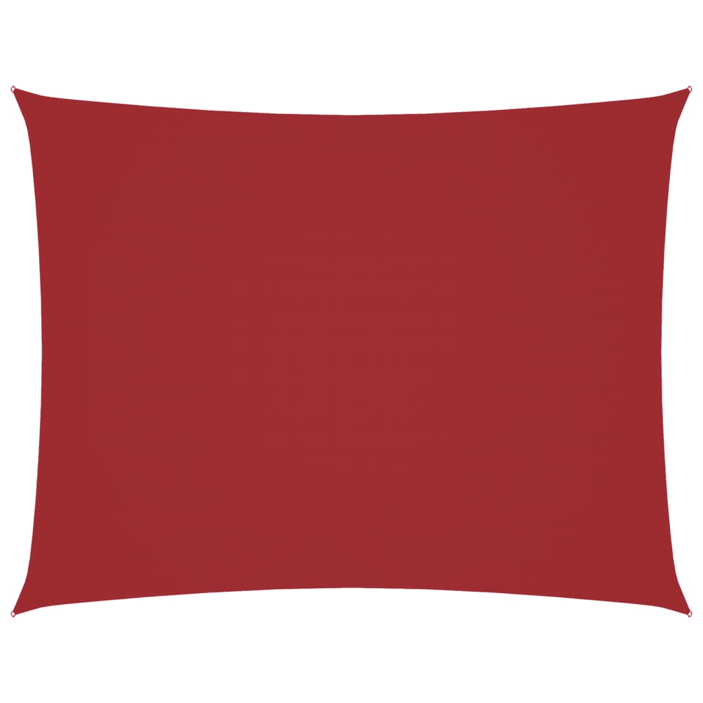 vidaXL Sunshade Sail Oxford Fabric Rectangular 3x4 m Red