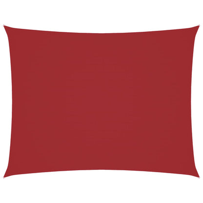 vidaXL Sunshade Sail Oxford Fabric Rectangular 3x4 m Red