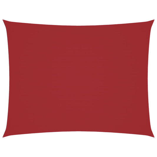 vidaXL Sunshade Sail Oxford Fabric Rectangular 3x4 m Red