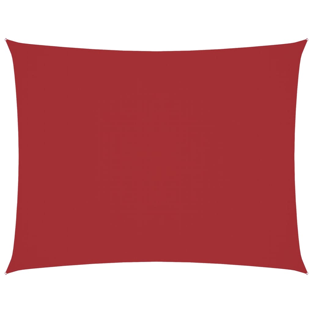 vidaXL Sunshade Sail Oxford Fabric Rectangular 3x4.5 m Red
