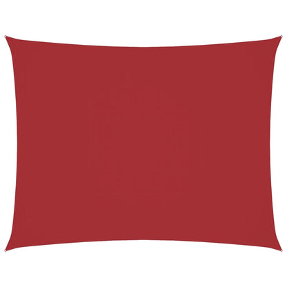 vidaXL Sunshade Sail Oxford Fabric Rectangular 3x4.5 m Red
