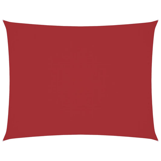 vidaXL Sunshade Sail Oxford Fabric Rectangular 3x4.5 m Red