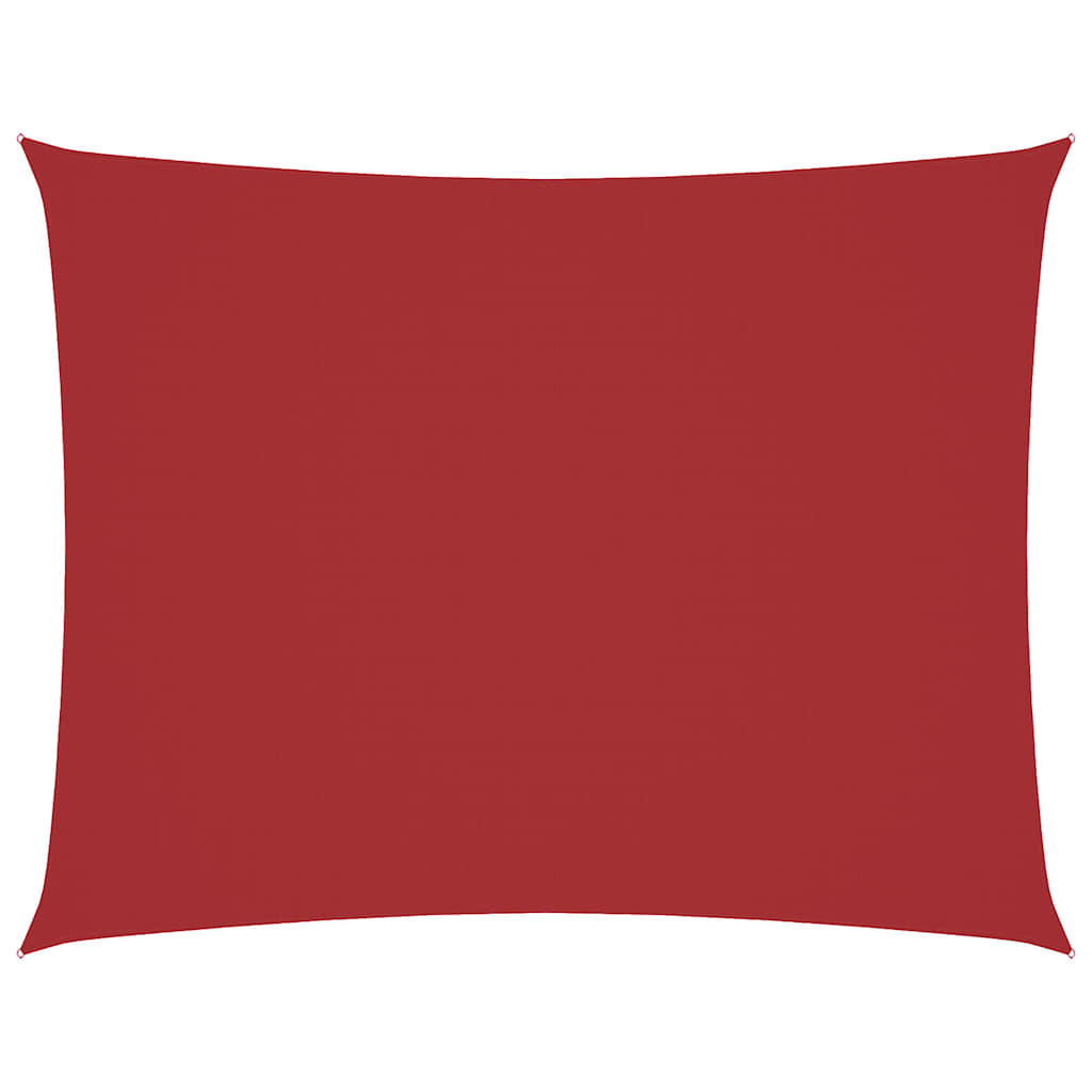 vidaXL Sunshade Sail Oxford Fabric Rectangular 3x4.5 m Red