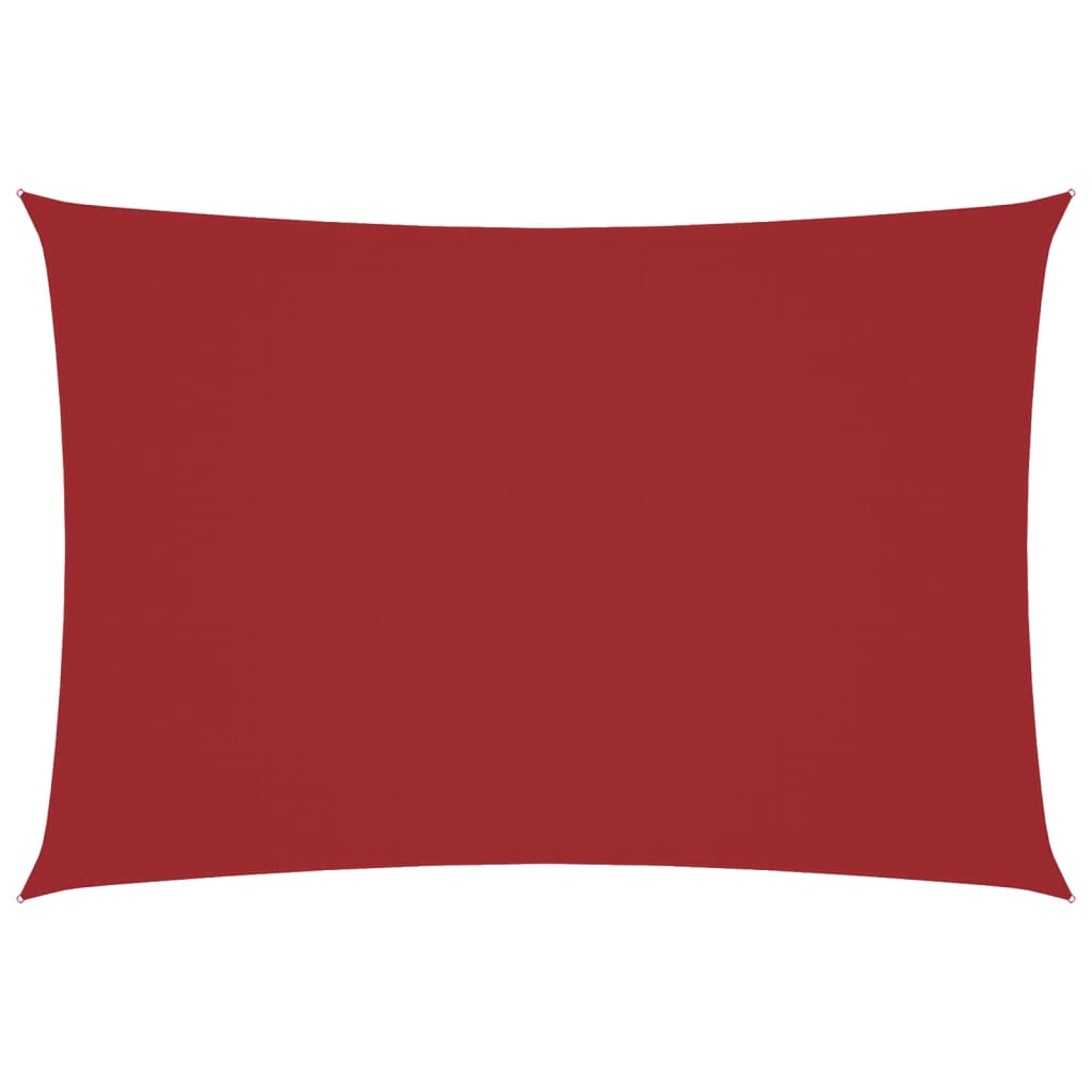 vidaXL Sunshade Sail Oxford Fabric Rectangular 3x5 m Red