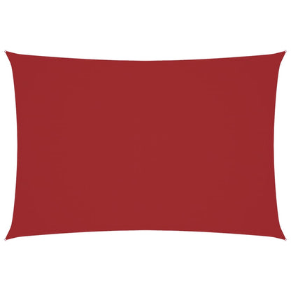 vidaXL Sunshade Sail Oxford Fabric Rectangular 3x5 m Red
