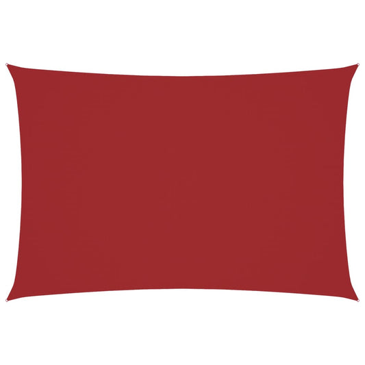 vidaXL Sunshade Sail Oxford Fabric Rectangular 3x5 m Red