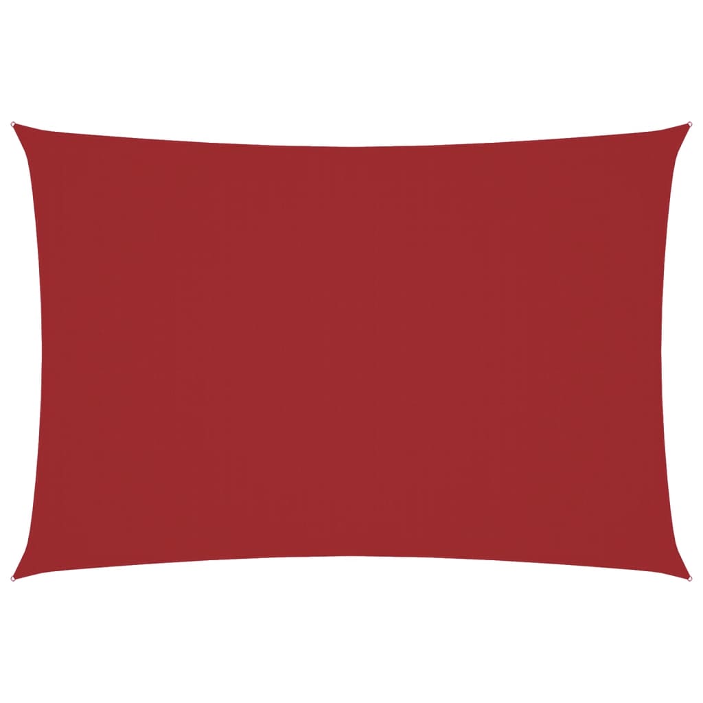 vidaXL Sunshade Sail Oxford Fabric Rectangular 3x6 m Red