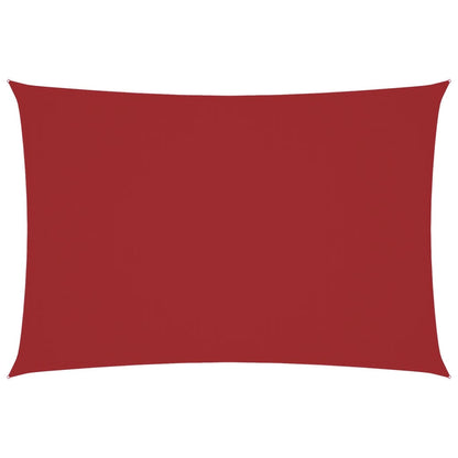 vidaXL Sunshade Sail Oxford Fabric Rectangular 3x6 m Red