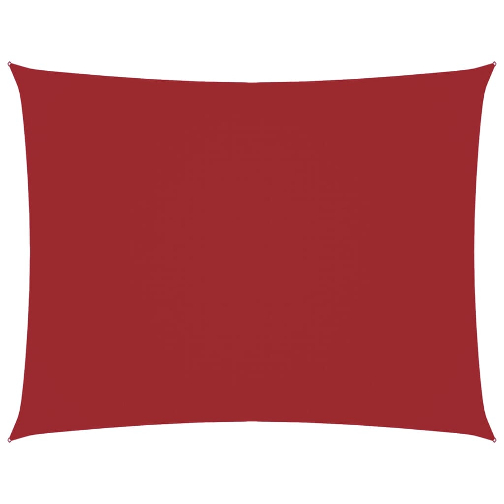 vidaXL Sunshade Sail Oxford Fabric Rectangular 3.5x4.5 m Red