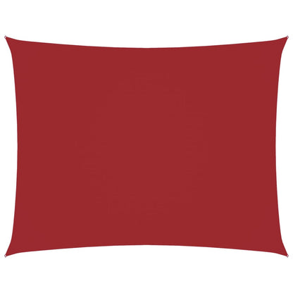 vidaXL Sunshade Sail Oxford Fabric Rectangular 3.5x4.5 m Red