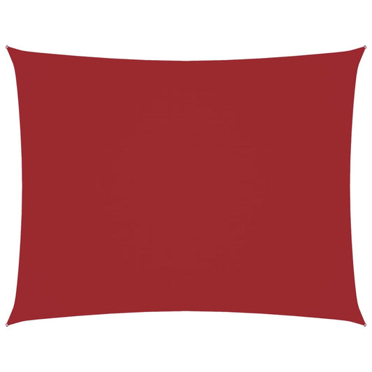 vidaXL Sunshade Sail Oxford Fabric Rectangular 3.5x4.5 m Red