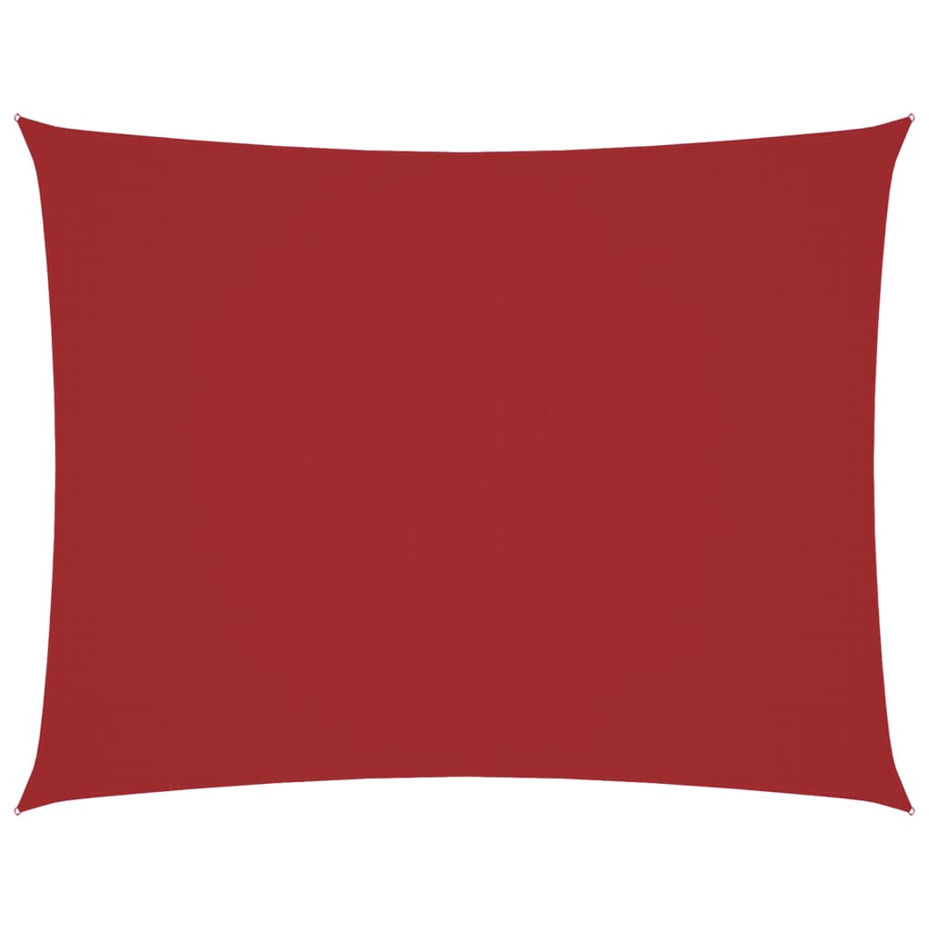 vidaXL Sunshade Sail Oxford Fabric Rectangular 3.5x5 m Red