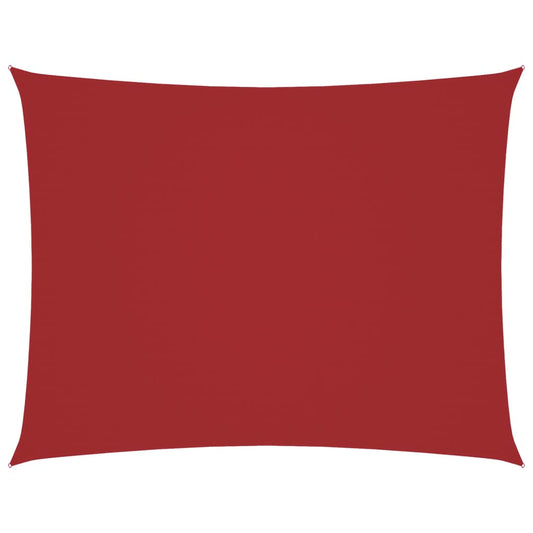 vidaXL Sunshade Sail Oxford Fabric Rectangular 3.5x5 m Red