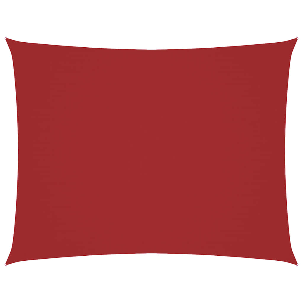 vidaXL Sunshade Sail Oxford Fabric Rectangular 3.5x5 m Red