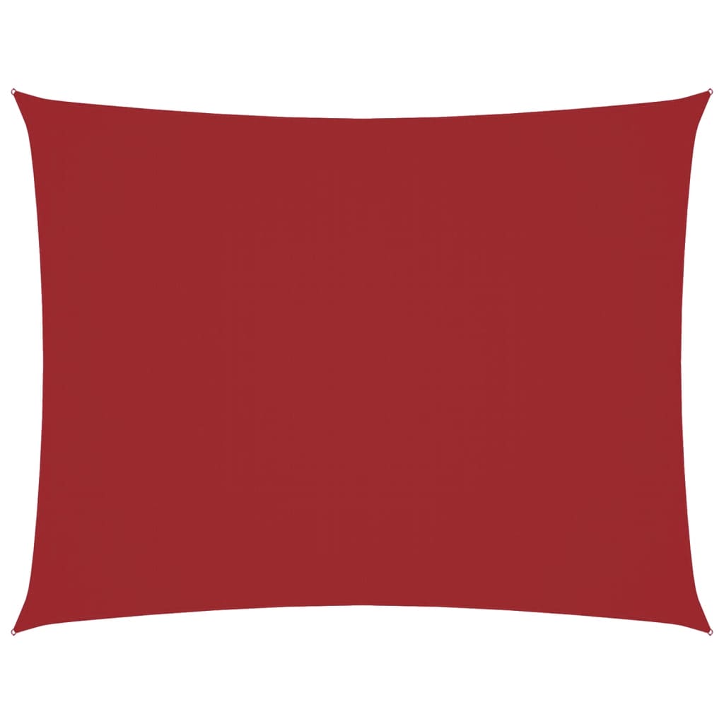 vidaXL Sunshade Sail Oxford Fabric Rectangular 4x5 m Red
