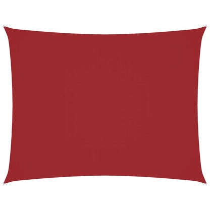 vidaXL Sunshade Sail Oxford Fabric Rectangular 4x5 m Red