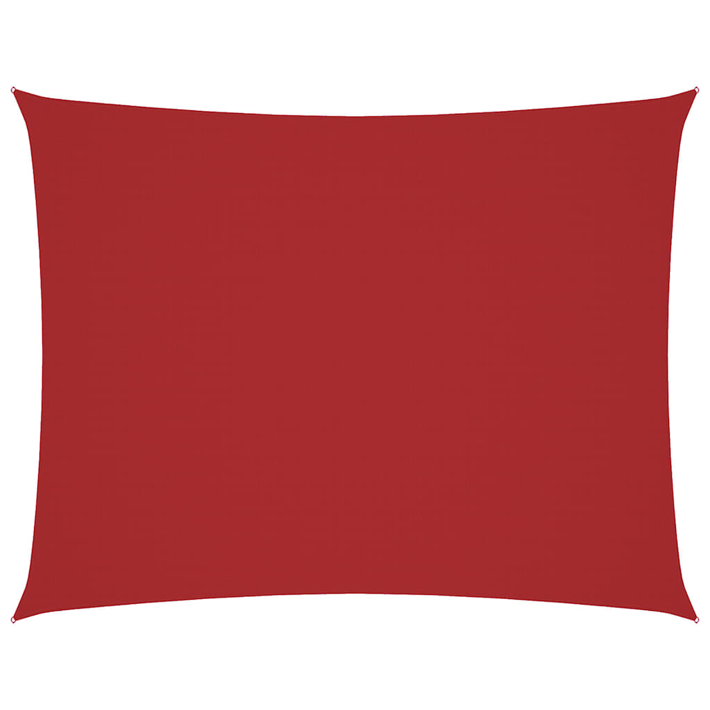 vidaXL Sunshade Sail Oxford Fabric Rectangular 4x6 m Red