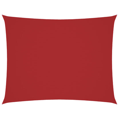 vidaXL Sunshade Sail Oxford Fabric Rectangular 4x6 m Red