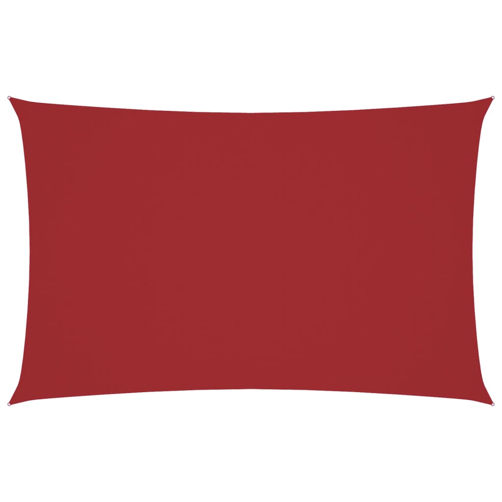 vidaXL Sunshade Sail Oxford Fabric Rectangular 4x7 m Red