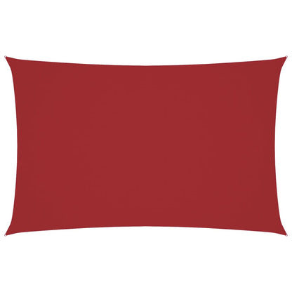 vidaXL Sunshade Sail Oxford Fabric Rectangular 4x7 m Red