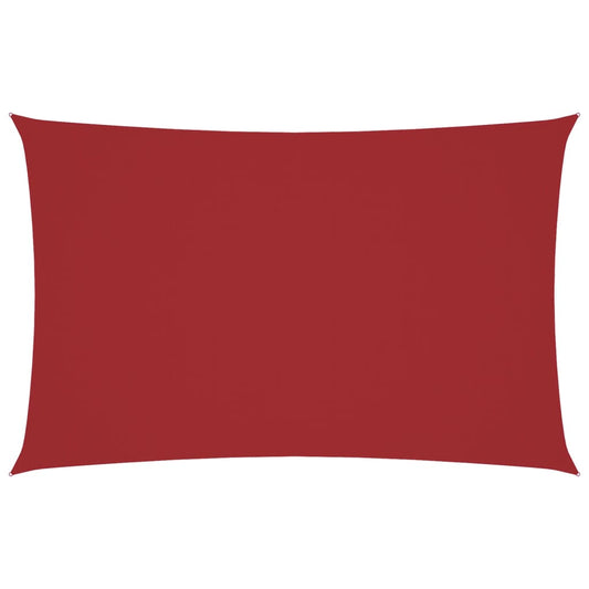vidaXL Sunshade Sail Oxford Fabric Rectangular 4x7 m Red