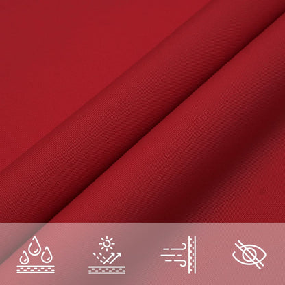 vidaXL Sunshade Sail Oxford Fabric Rectangular 4x7 m Red