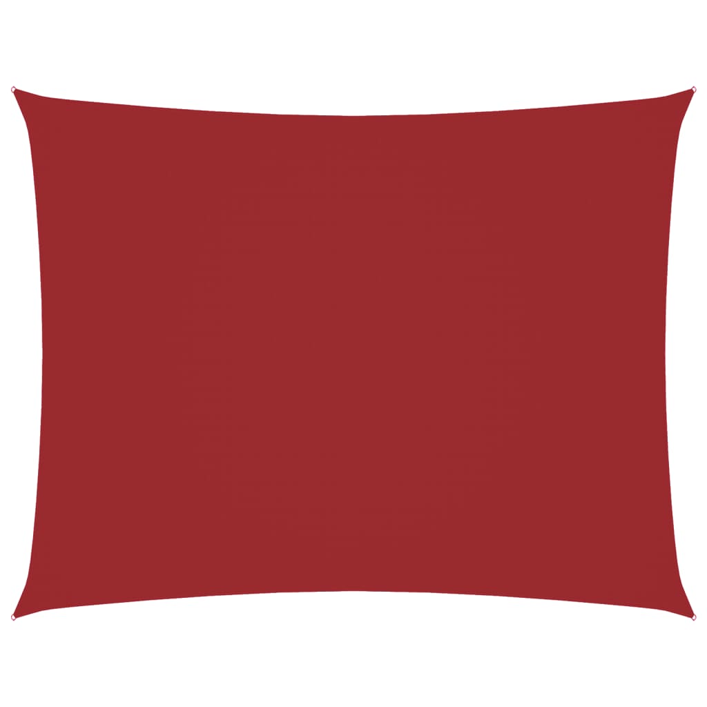 vidaXL Sunshade Sail Oxford Fabric Rectangular 5x6 m Red