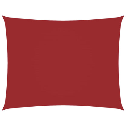 vidaXL Sunshade Sail Oxford Fabric Rectangular 5x6 m Red