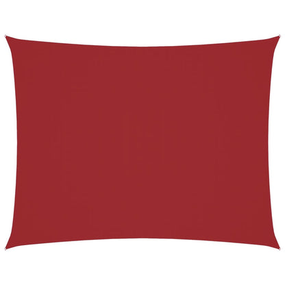 vidaXL Sunshade Sail Oxford Fabric Rectangular 5x7 m Red