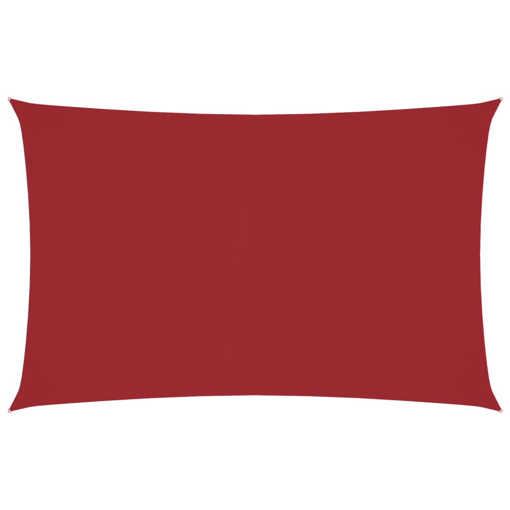 vidaXL Sunshade Sail Oxford Fabric Rectangular 5x8 m Red