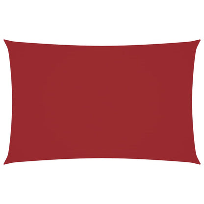 vidaXL Sunshade Sail Oxford Fabric Rectangular 5x8 m Red