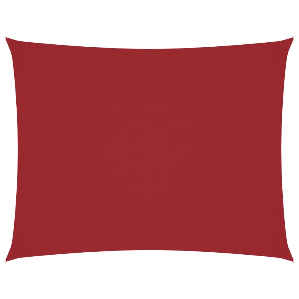 vidaXL Sunshade Sail Oxford Fabric Rectangular 6x7 m Red