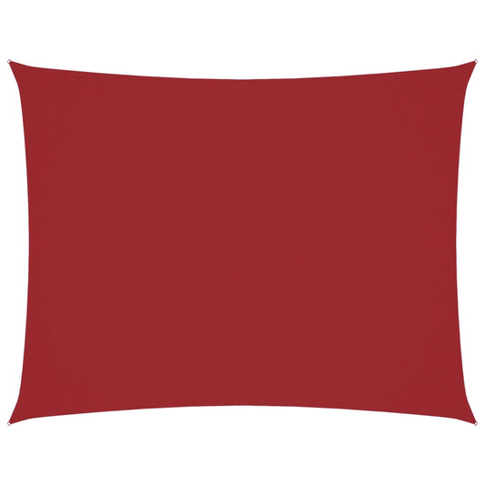 vidaXL Sunshade Sail Oxford Fabric Rectangular 6x7 m Red