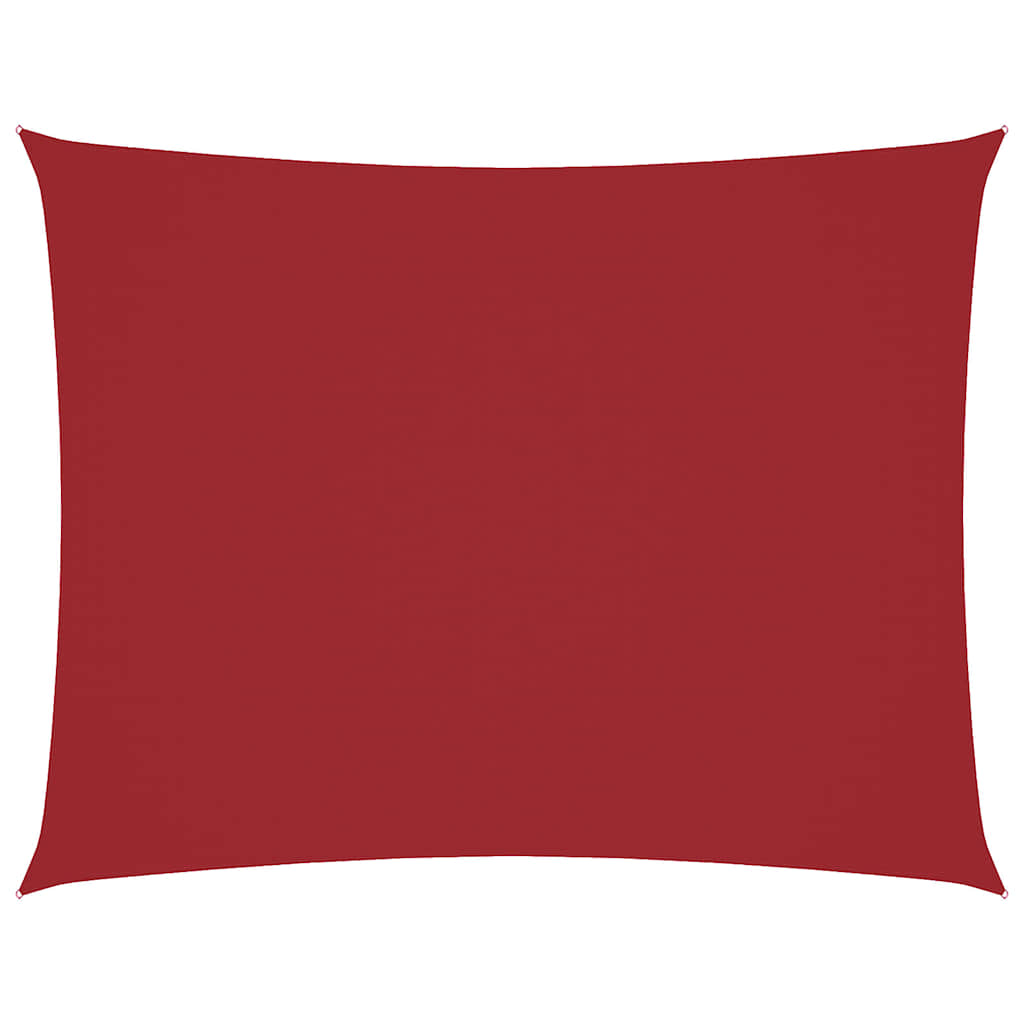 vidaXL Sunshade Sail Oxford Fabric Rectangular 6x7 m Red