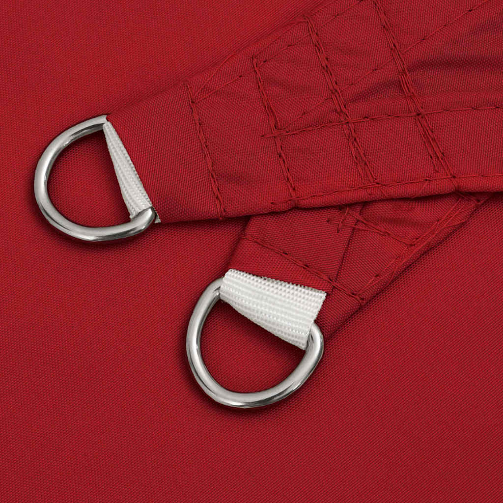 135673 vidaXL Sunshade Sail Oxford Fabric Triangular 4,5x4,5x4,5 m Red